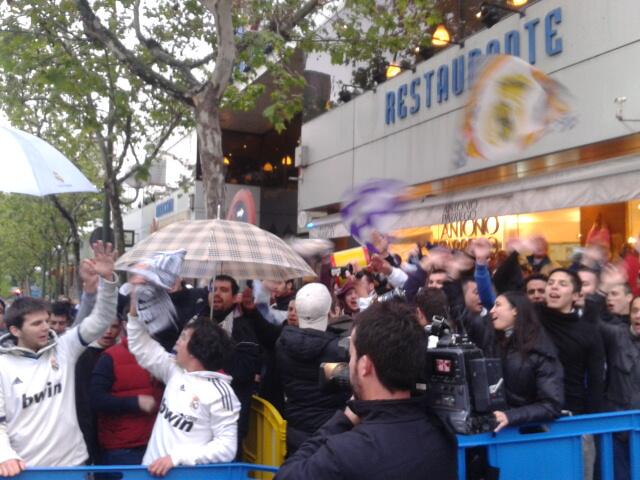 Tolle Unterstützung in Madrid