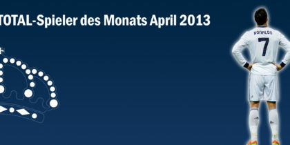 Cristiano Ronaldo ist Spieler des Monats April 2013