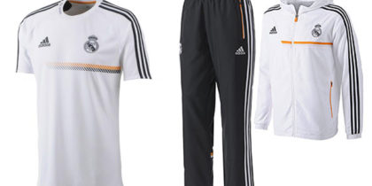 Trainingsshirt und Trainingsanzug von Real Madrid 2013/14