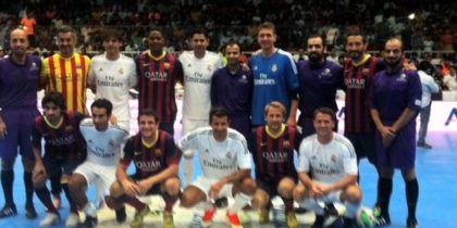 Real Madrid Veteranos vs FC Barcelona Veteranos in Kuwait