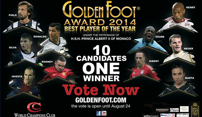 Golden Foot 2014