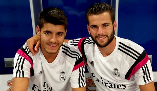 alvaro morata nacho fernandez real madrid