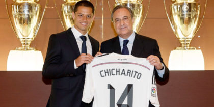 chicharito hernandez florentino perez real madrid