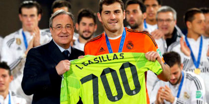 ikas casillas 700 real madrid florentino perez