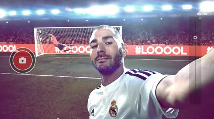 Karim Benzema für Adidas
