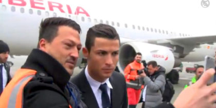 real madrid schalke cristiano ronaldo reise flughafen