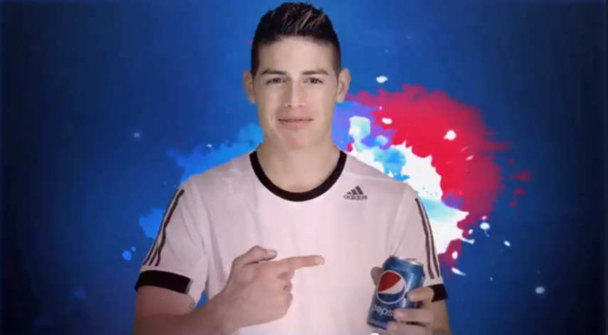 james rodriguez pepsi