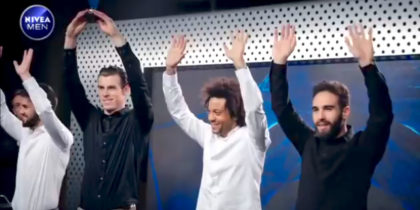 nivea werbung real madrid isco bale marcelo carvajal