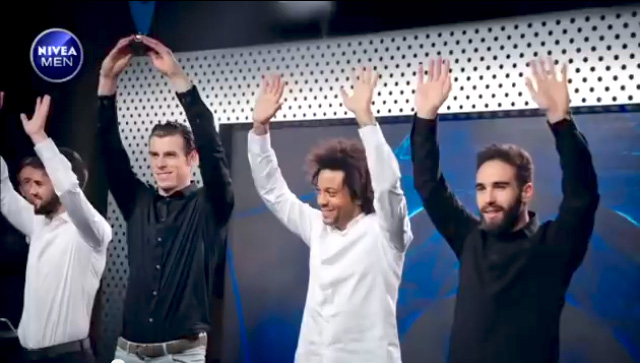 nivea werbung real madrid isco bale marcelo carvajal