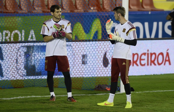 JOHANNESBURG, SOUTH AFRICA - JULY 11: Iker Casillas, captain of Spain, celebrates the late goal by Andres Iniesta during the 2010 FIFA World Cup South Africa Final match between Netherlands and Spain at Soccer City Stadium on July 11, 2010 in Johannesburg, South Africa. (Photo by Jasper Juinen/Getty Images)