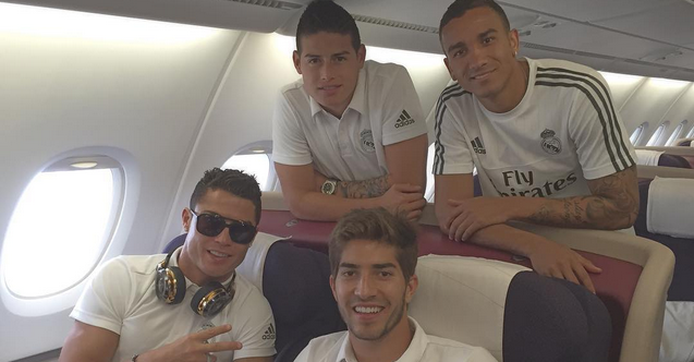 real madrid cristiano ronaldo lucas silva danilo james rodriguez