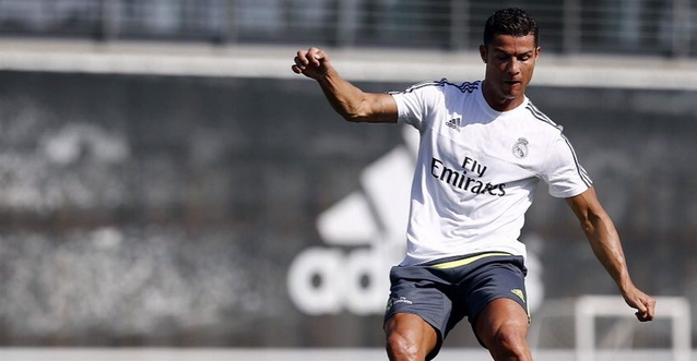 cristiano ronaldo training
