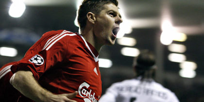 Liverpool's English midfielder Steven Ge