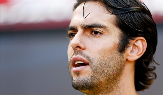 HARRISON, NJ - SEPTEMBER 5: Kaka #20 of Brazil stands on the sidelines during their match against Costa Rica at Red Bull Arena on September 5, 2015 in Harrison, New Jersey. (Photo by Jeff Zelevansky/Getty Images)