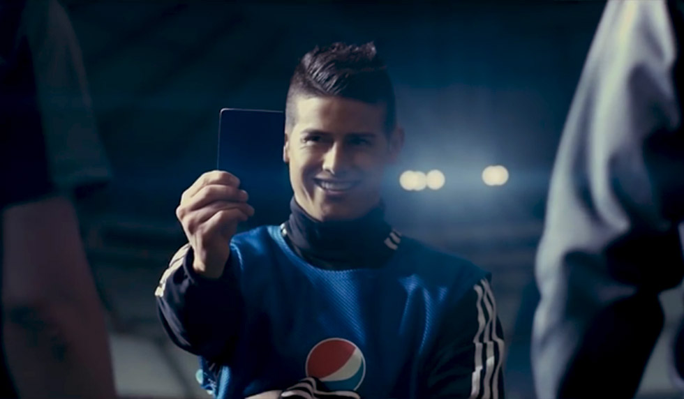 james rodriguez pepsi