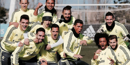 real madrid training