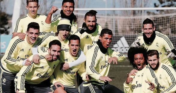real madrid training