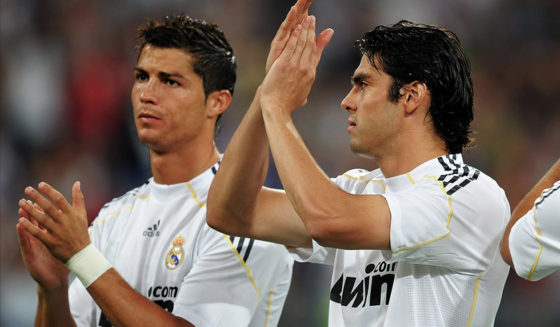 Cristiano Ronaldo Kaká Real Madrid