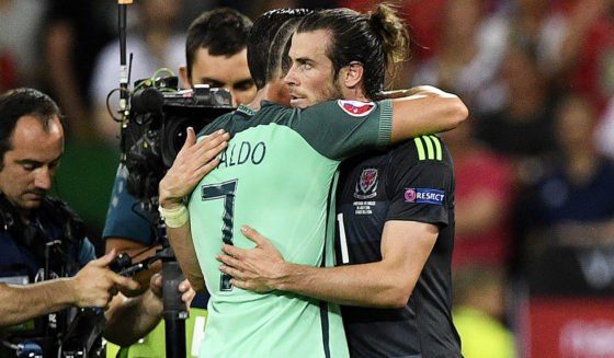Cristiano Ronaldo Gareth Bale Europameisterschaft 2016 Portugal Wales Halbfinale