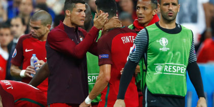 Cristiano Ronaldo Europameisterschaft 2016 Finale Portugal Frankreich