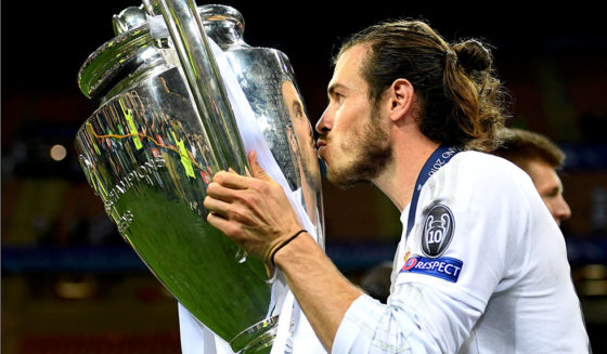 gareth bale real madrid cl pokal kuss