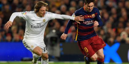 luka modric lionel messi real madrid fc barcelona clasico