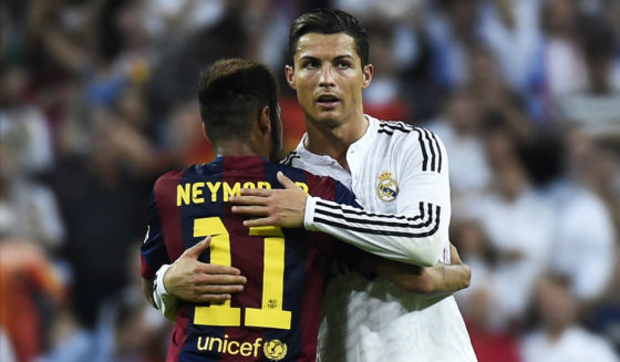 Cristiano Ronaldo Neymar Real Madrid FC Barcelona