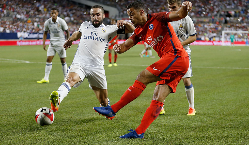 Daniel Carvajal Real Madrid Paris St. Germain