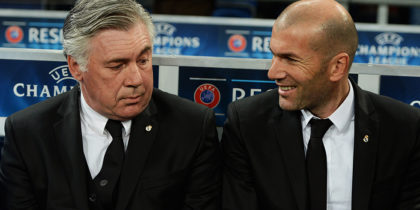 Carlo Ancelotti Zinédine Zidane Real Madrid