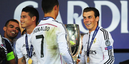 Cristiano Ronaldo Gareth Bale UEFA Super Cup Real Madrid