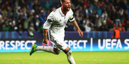 Sergio Ramos Real Madrid UEFA Super Cup