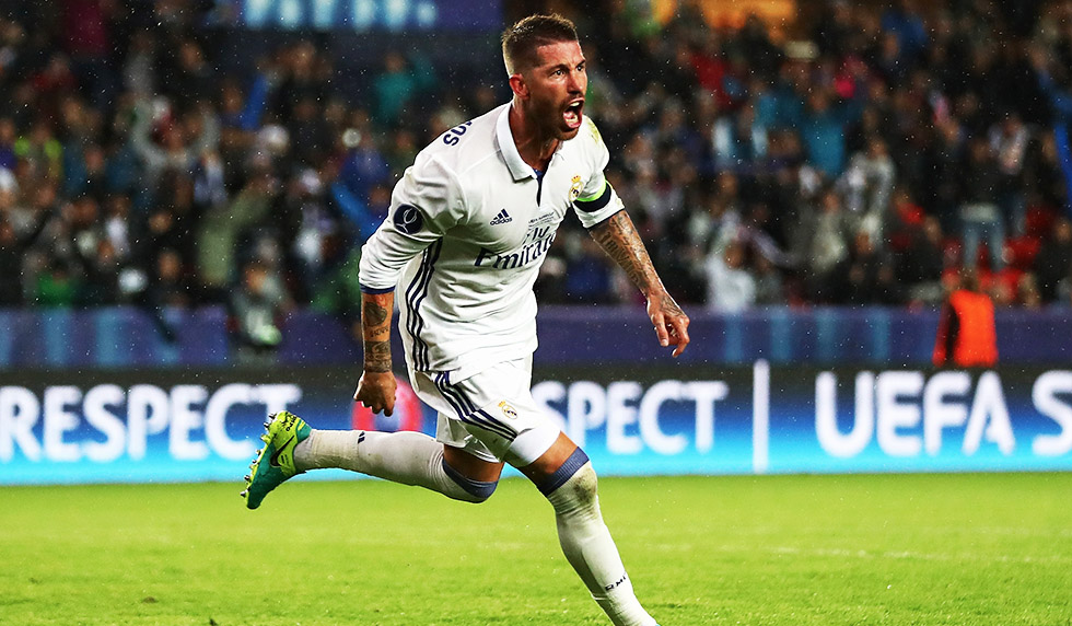 Sergio Ramos Real Madrid UEFA Super Cup
