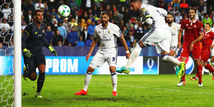 Sergio Ramos Real Madrid UEFA Super Cup