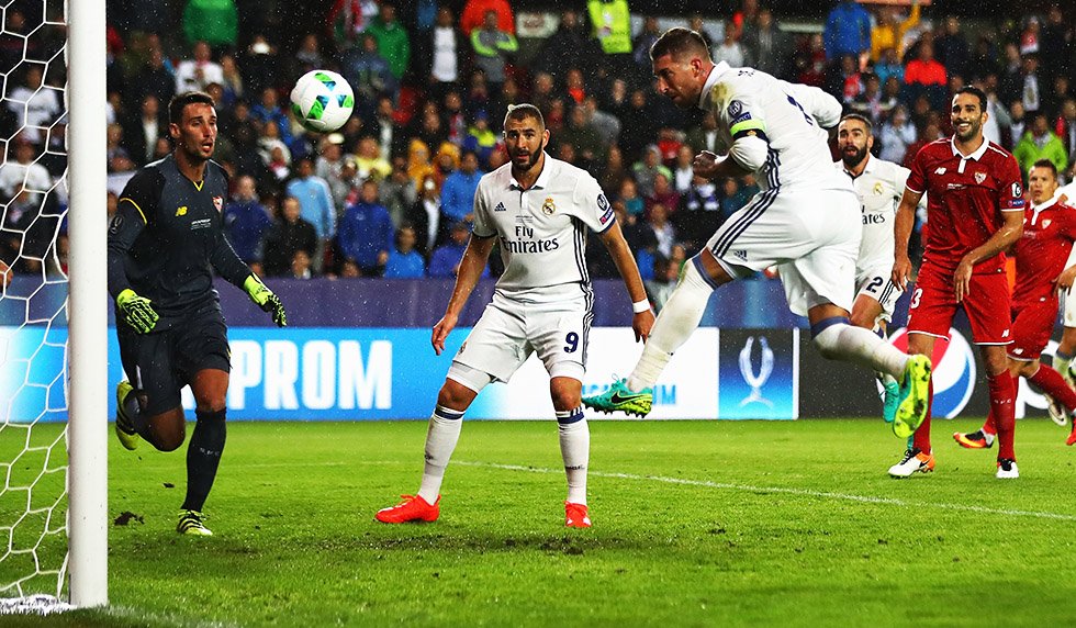 Sergio Ramos Real Madrid UEFA Super Cup