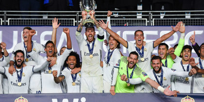 Sergio Ramos UEFA Super Cup Real Madrid