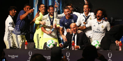 Zinédine Zidane Real Madrid Pressekonferenz UEFA Super Cup Spieler