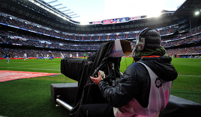 Estadio Santiago Bernabéu TV-Kamera
