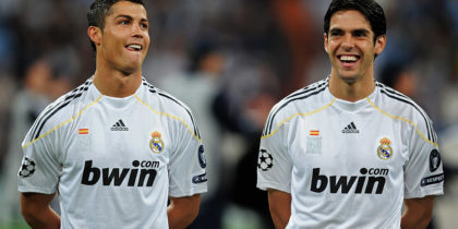 Cristiano Ronaldo Kaká Real Madrid