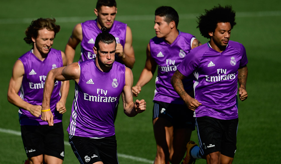 Gareth Bale Real Madrid Training