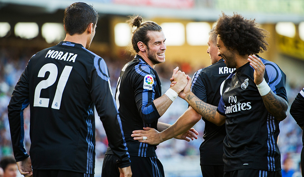 Gareth Bale Marcelo Real Madrid Real Sociedad La Liga