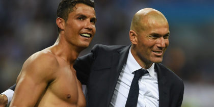 Cristiano Ronaldo Zinédine Zidane Real Madrid