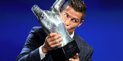 Cristiano Ronaldo Europas Fußballer des Jahres UEFA Real Madrid