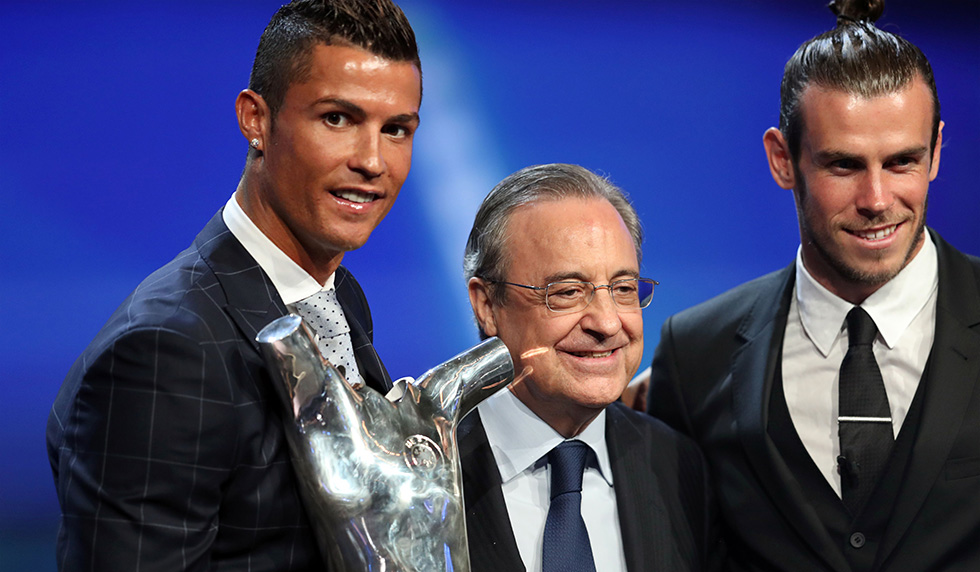 Cristiano Ronaldo Florentino Pérez Gareth Bale Real Madrid