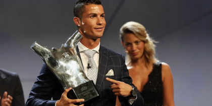 Cristiano Ronaldo Europas Fußballer des Jahres UEFA Real Madrid