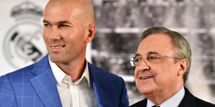 zinedine zidane florentino perez real madrid