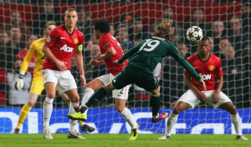 Luka Modric Real Madrid Manchester United