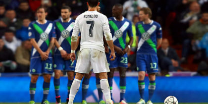 cristiano ronaldo real madrid freekick freistoss