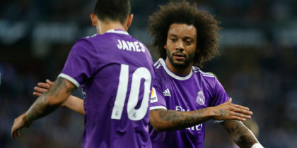 James Rodríguez Marcelo Real Madrid