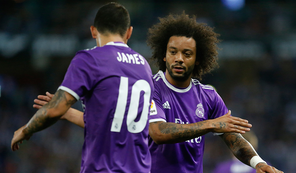 James Rodríguez Marcelo Real Madrid
