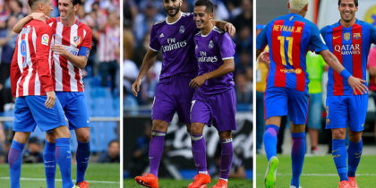 Atlético Madrid Real Madrid FC Barcelona